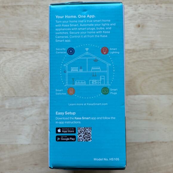 Kasa Smart Wi-Fi Plug Mini Model HS105 - Picture 4 of 8